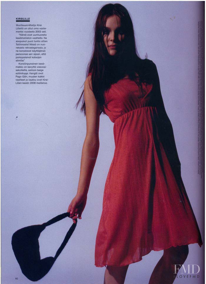 Julia Valimaki featured in Seuraava!, March 2006