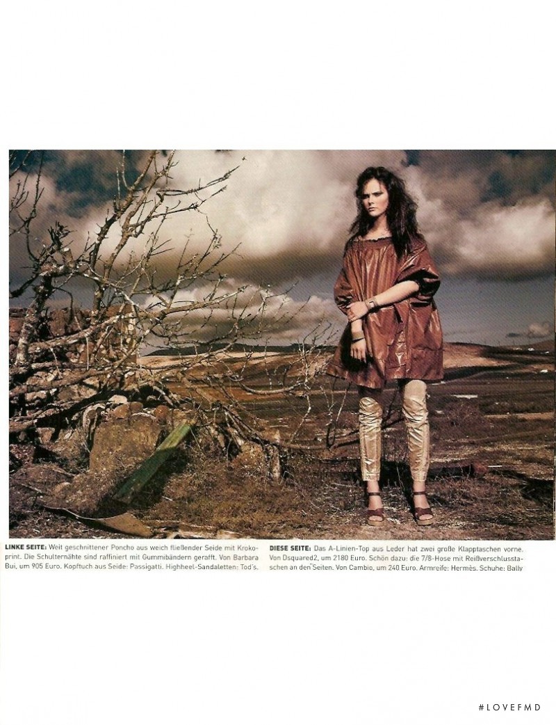 Julia Valimaki featured in Geheimnis der Nomadin, March 2008