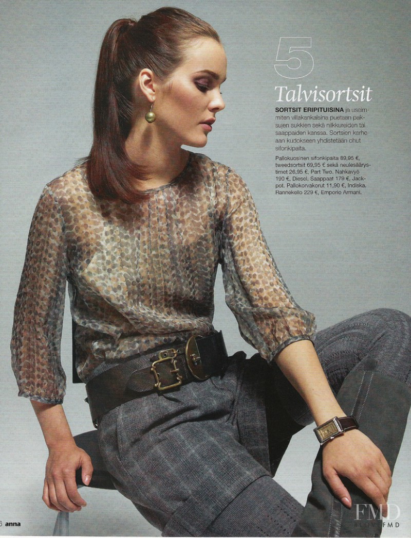 Julia Valimaki featured in Kauden Tärkeimmätrendit, August 2007