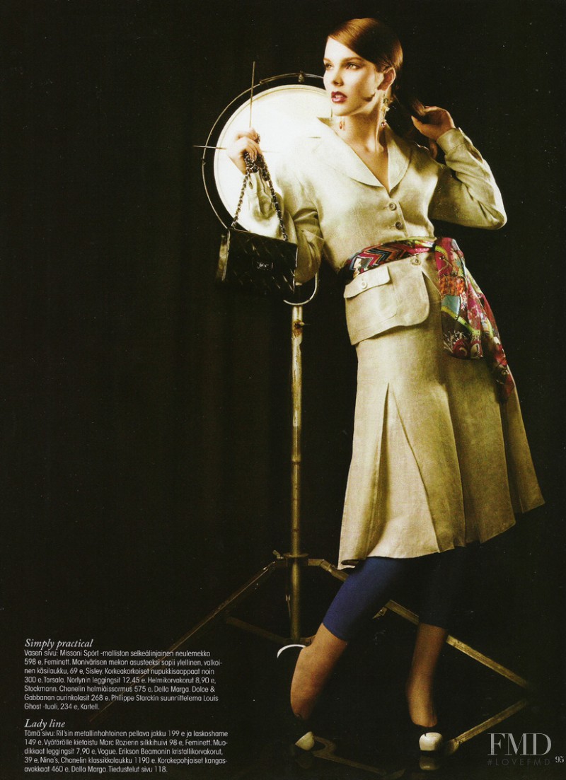 Julia Valimaki featured in Grace Your Style, January 2007