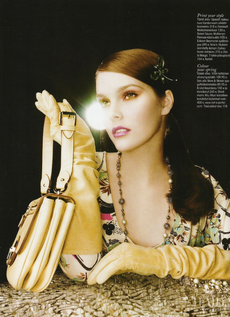 Julia Valimaki featured in Grace Your Style, January 2007