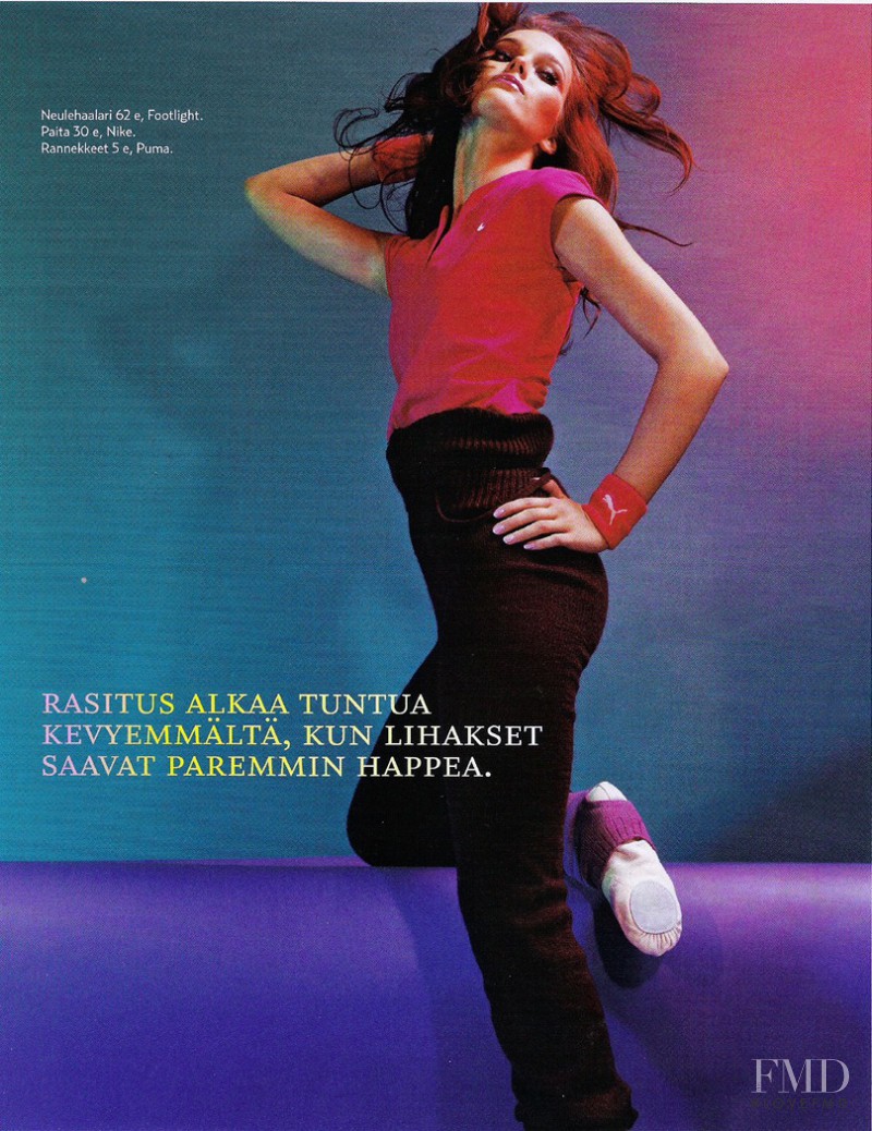 Julia Valimaki featured in 101 Askelta Huippu-Kuntoon, February 2005