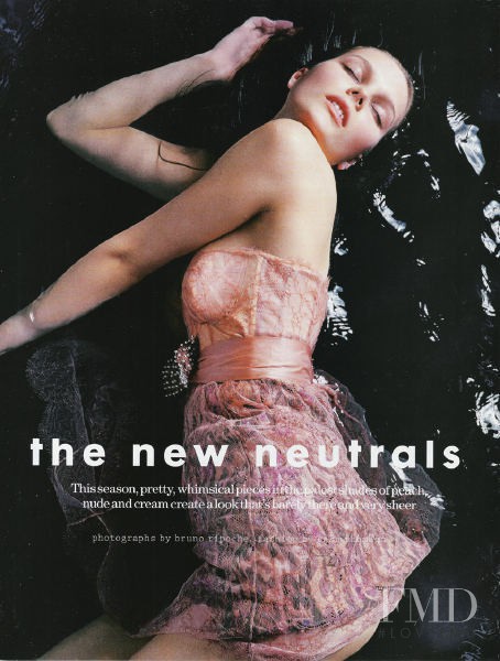Julia Valimaki featured in The New Neutrals, April 2007