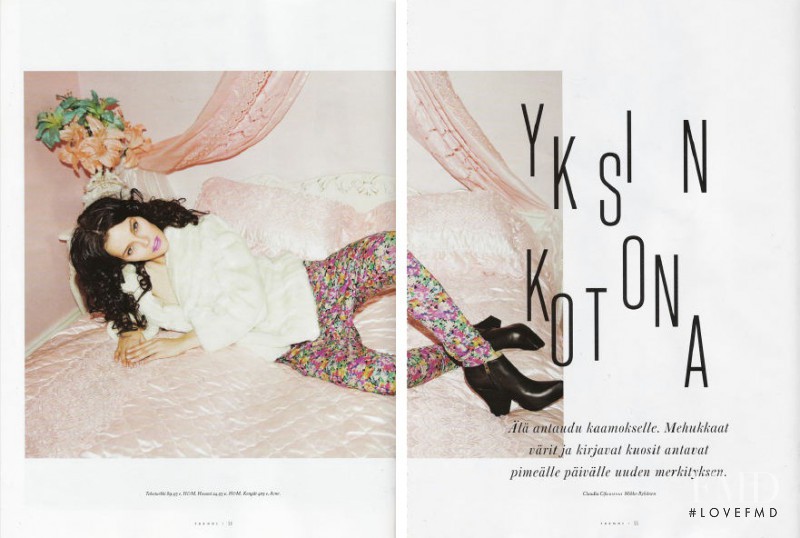 Julia Valimaki featured in Yksi N Kotona, January 2010