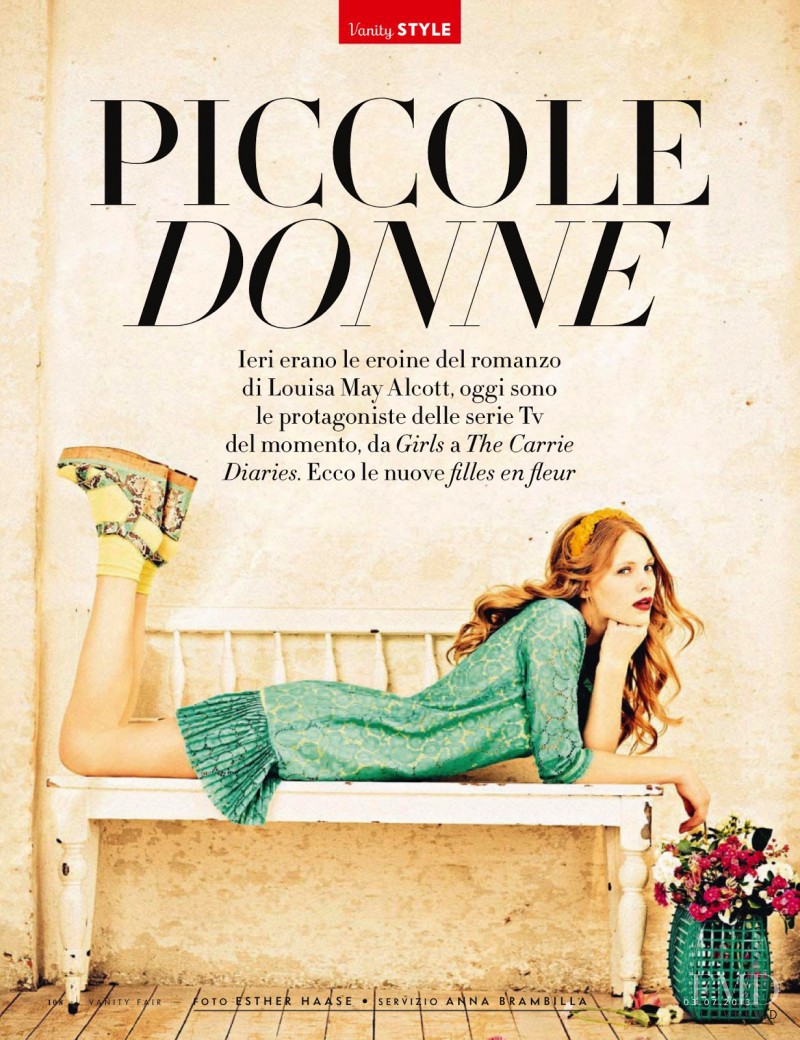 Charlotte Nolting featured in Piccole Donne, July 2013