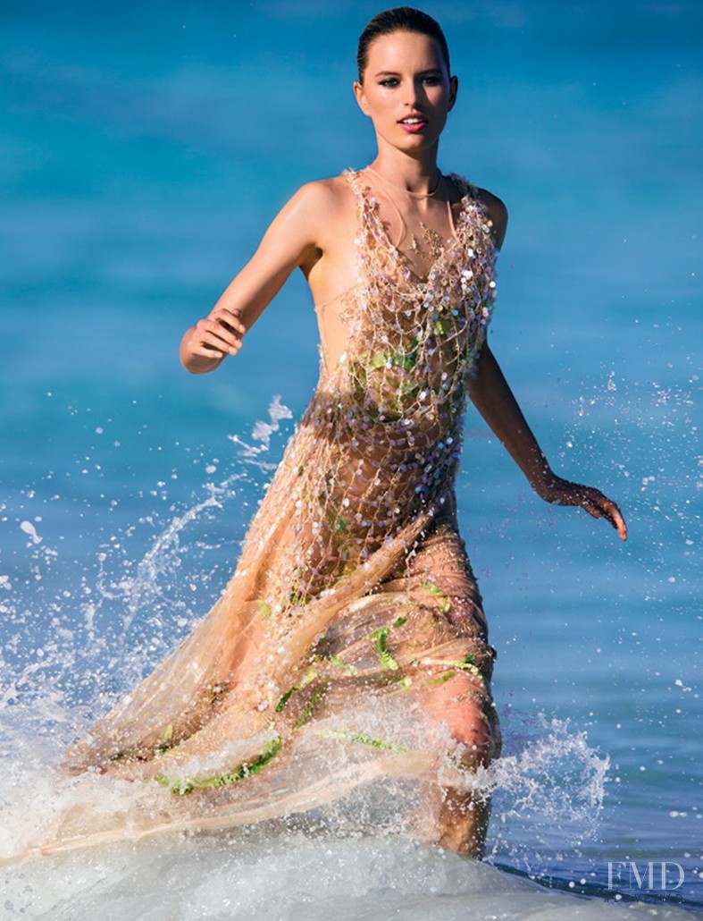 Karolina Kurkova featured in Mermaid, June 2013