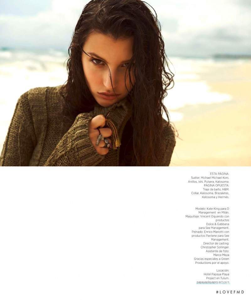 Kate King featured in Marea, July 2013