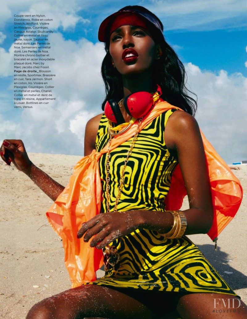 Senait Gidey featured in Gym Tonique, August 2013