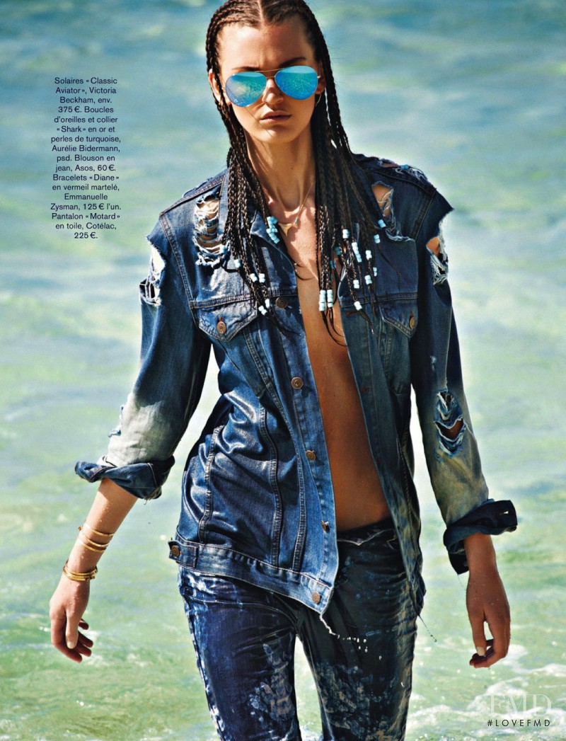 Ali Stephens featured in Denim On The Beach, August 2013