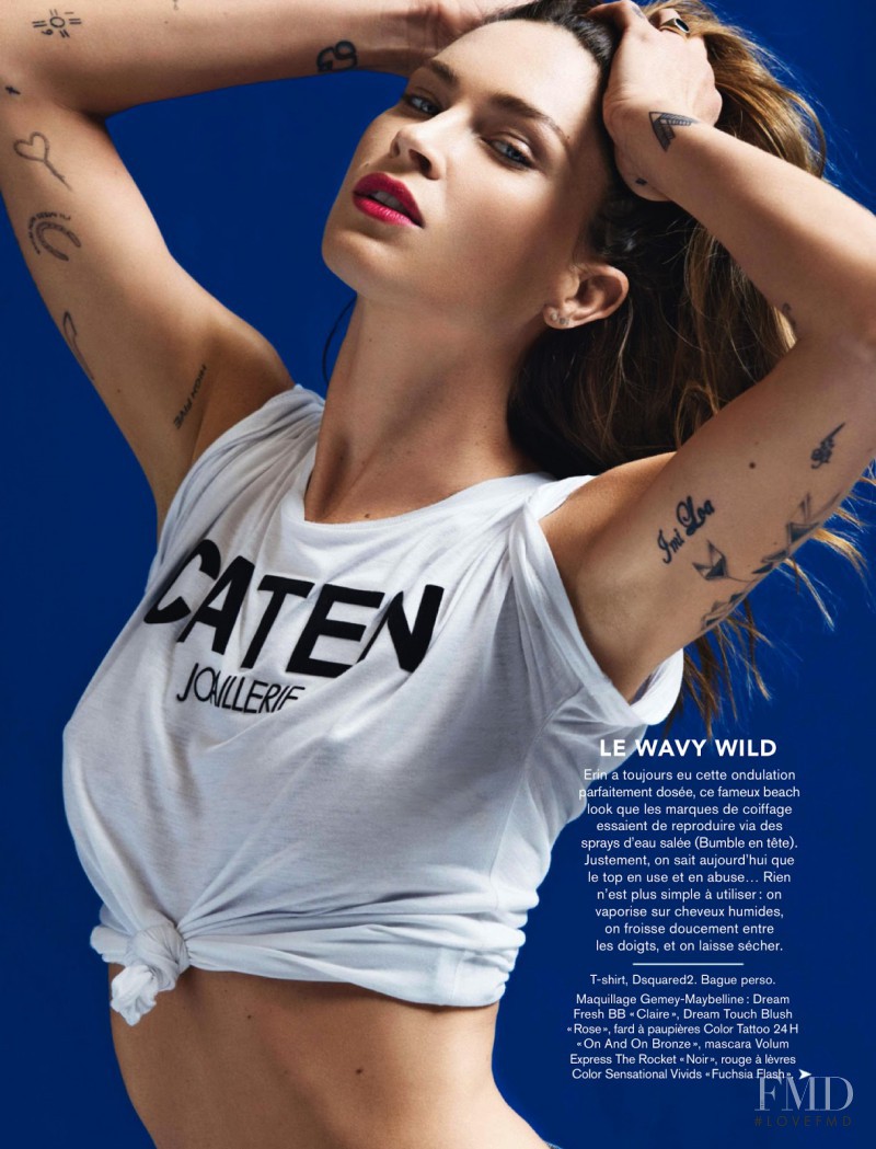 Erin Wasson featured in Le Top Taille Dans Le Rock, August 2013