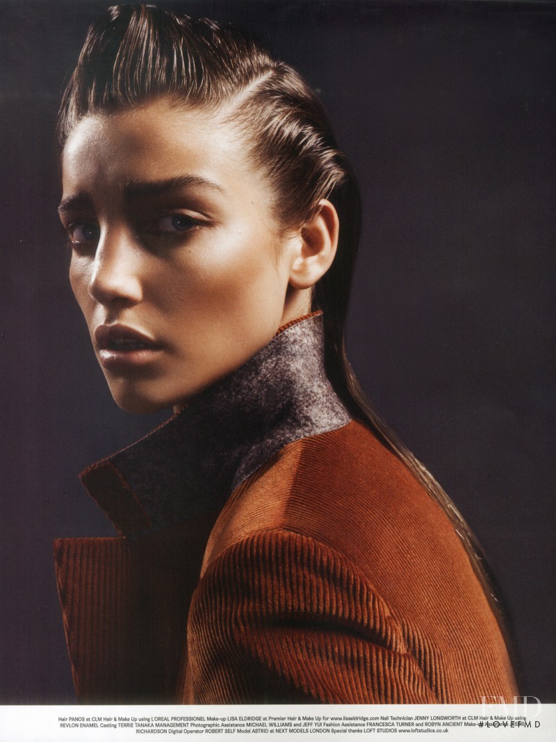 Astrid Baarsma featured in Trussardi Special, October 2012