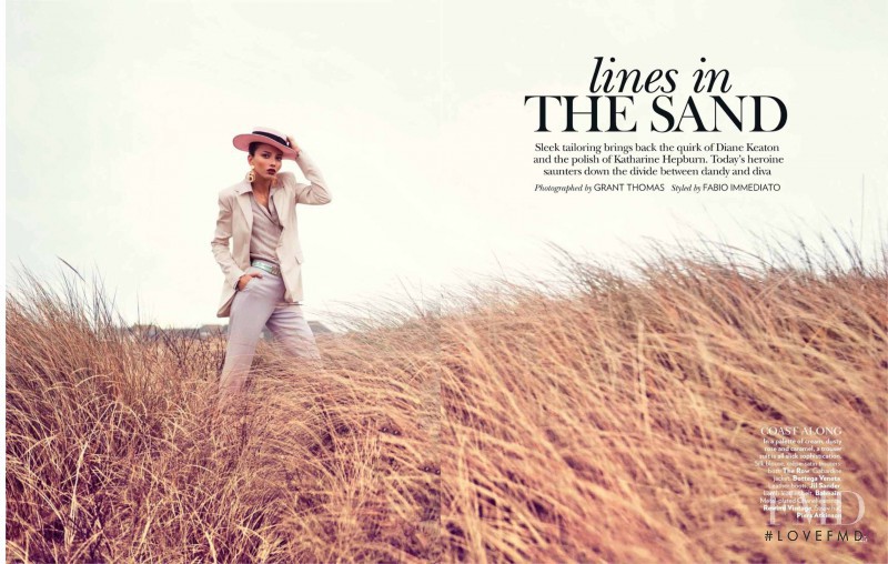 Daniela Alves featured in Lines In The Sand, July 2013