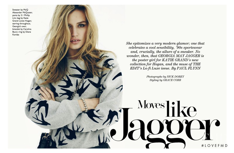 Georgia May Jagger featured in Moves Like Jagger, June 2013