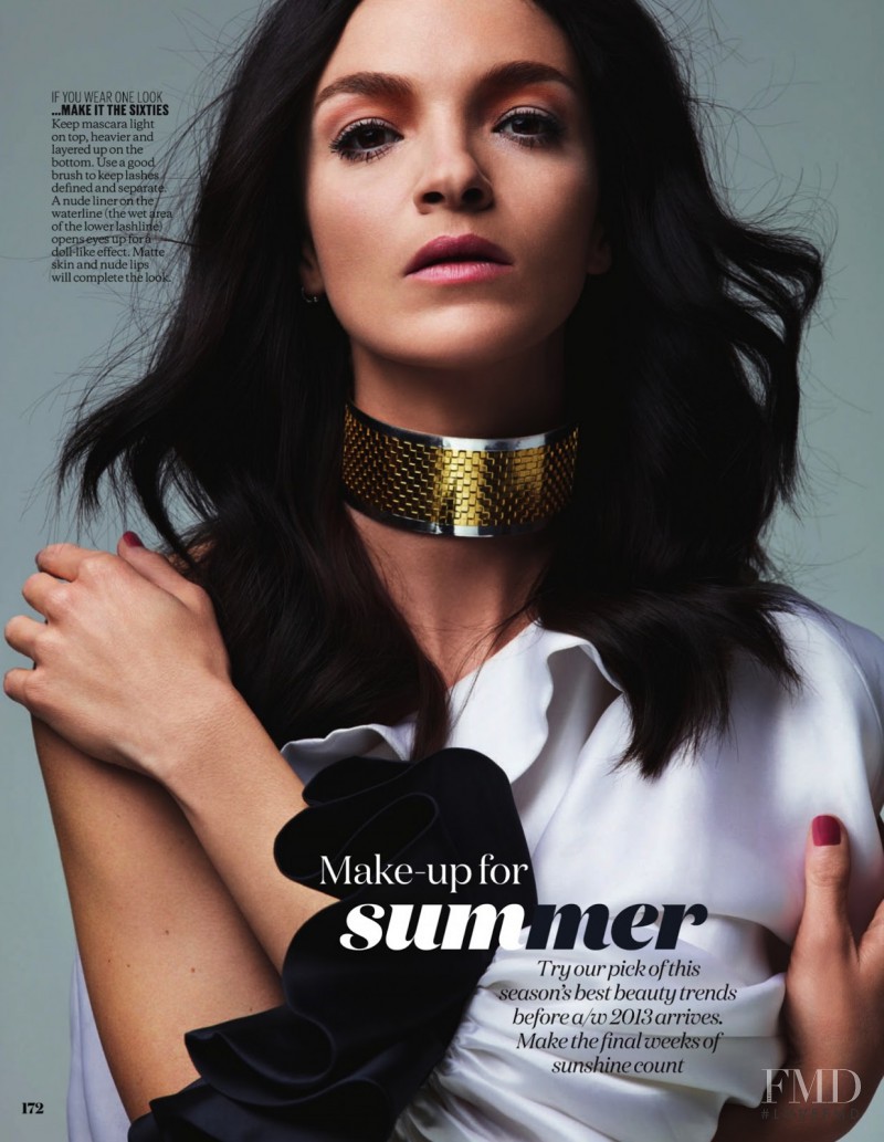 Mariacarla Boscono featured in Make-Up For Summer, August 2013