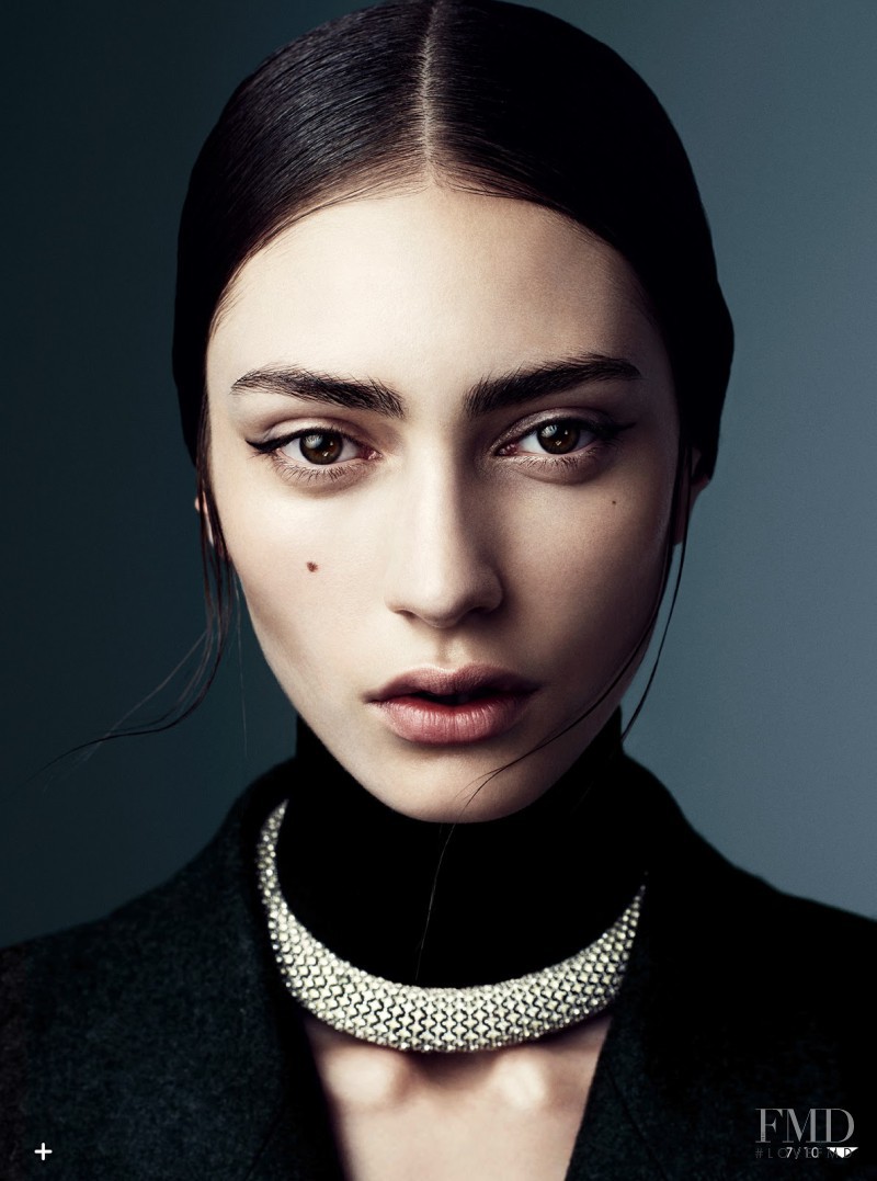 Marine Deleeuw featured in Dressing In Black And White, August 2013