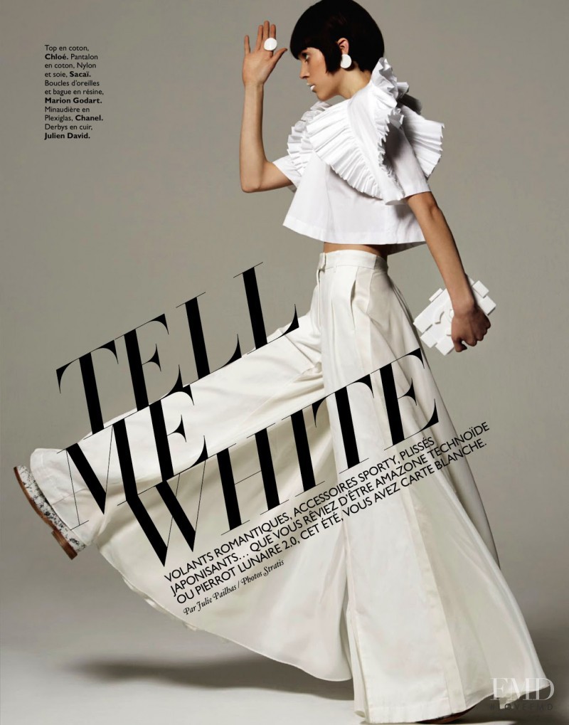 Mathilda Tolvanen featured in Tell Me White, July 2013