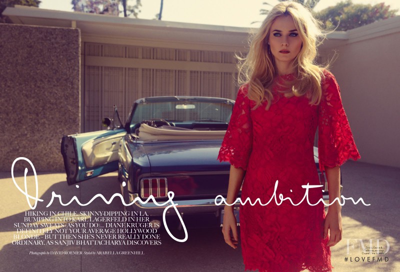 Diane Heidkruger featured in Driving Ambition, August 2013