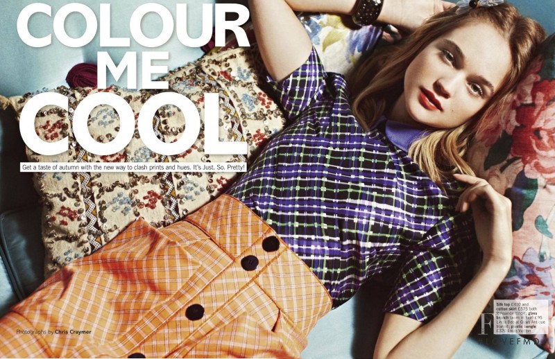 Rosie Tupper featured in Colour Me Cool, August 2013