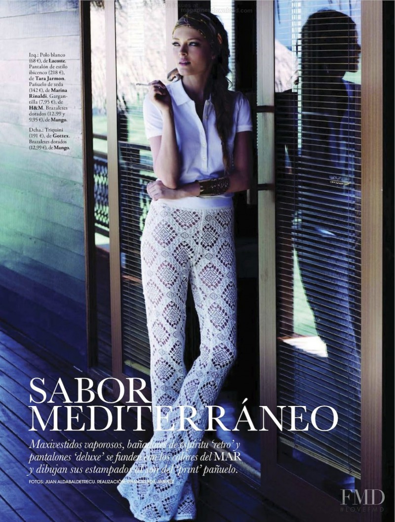 Olga Maliouk featured in Sabor Mediterraneo, May 2012