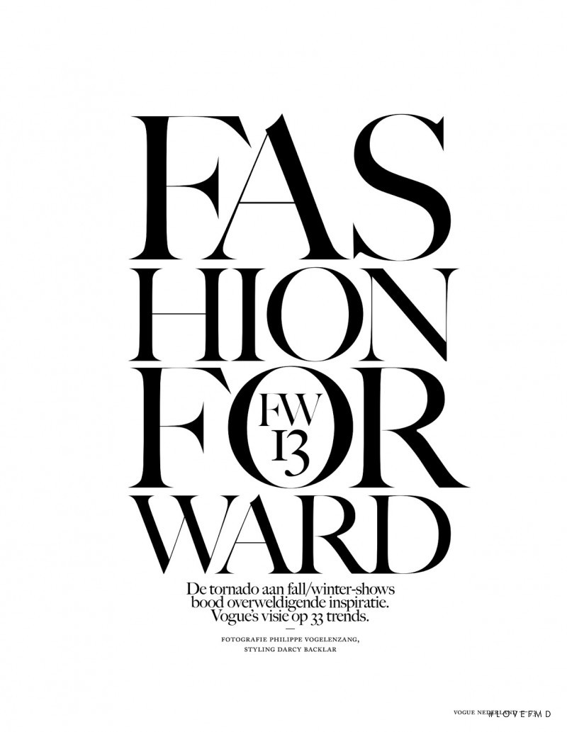 Fashion Forward, August 2013