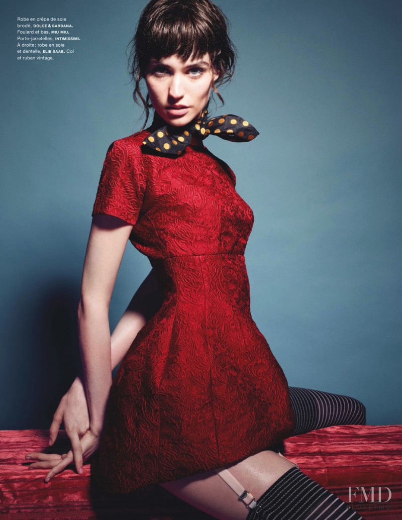 Manon Leloup featured in La Coquine, August 2013