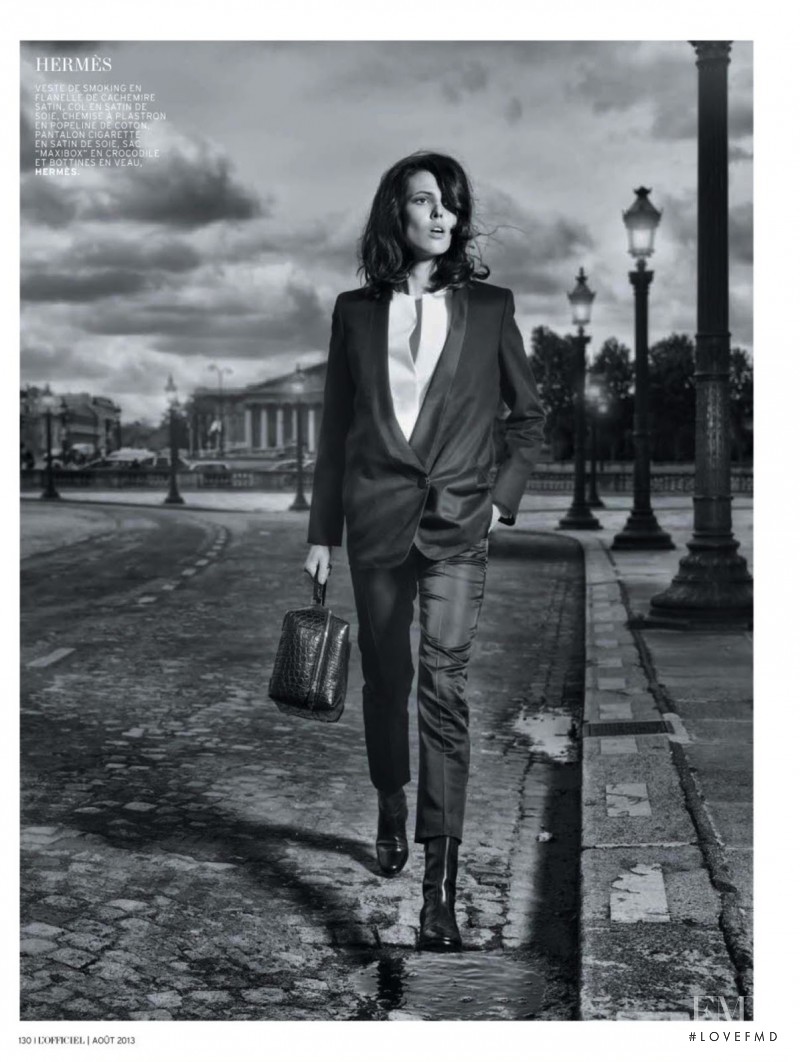 Ruby Aldridge featured in La Parisienne, August 2013