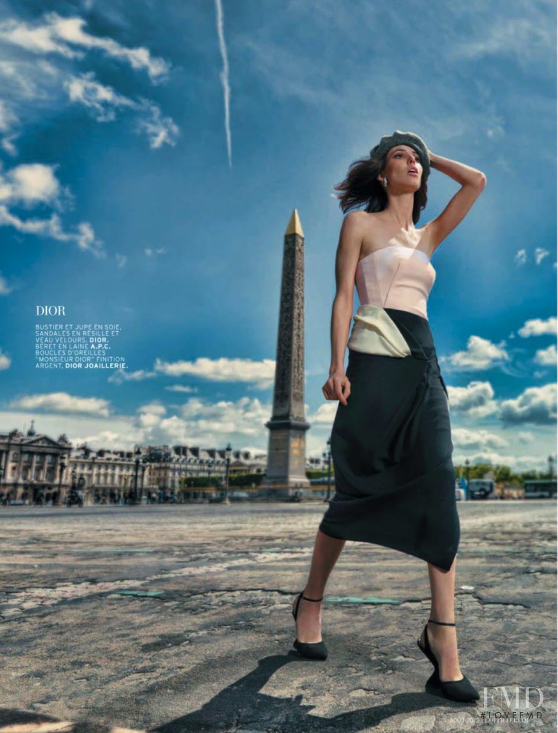 Ruby Aldridge featured in La Parisienne, August 2013