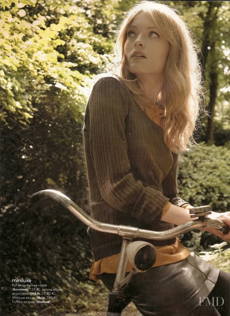 Olga Maliouk featured in Fashion Sans Flamber, October 2008