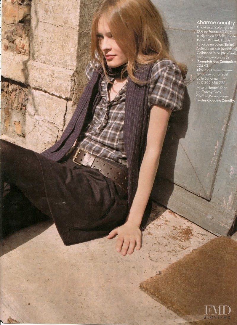 Olga Maliouk featured in Fashion Sans Flamber, October 2008