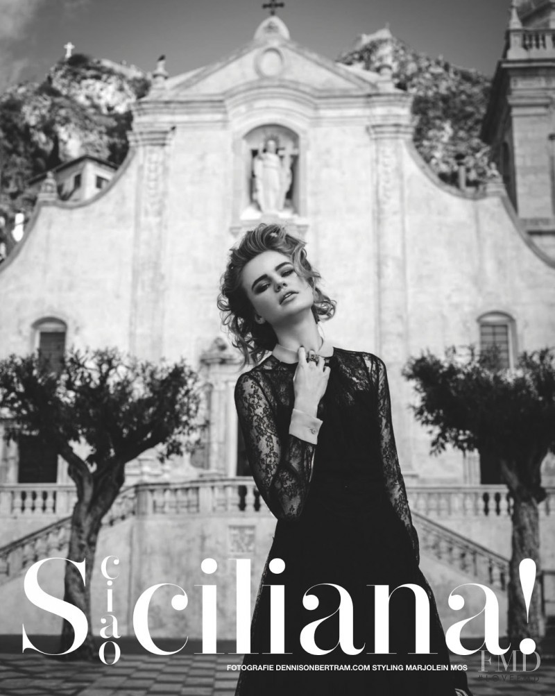 Milou Sluis featured in Ciao Sciliana, August 2013