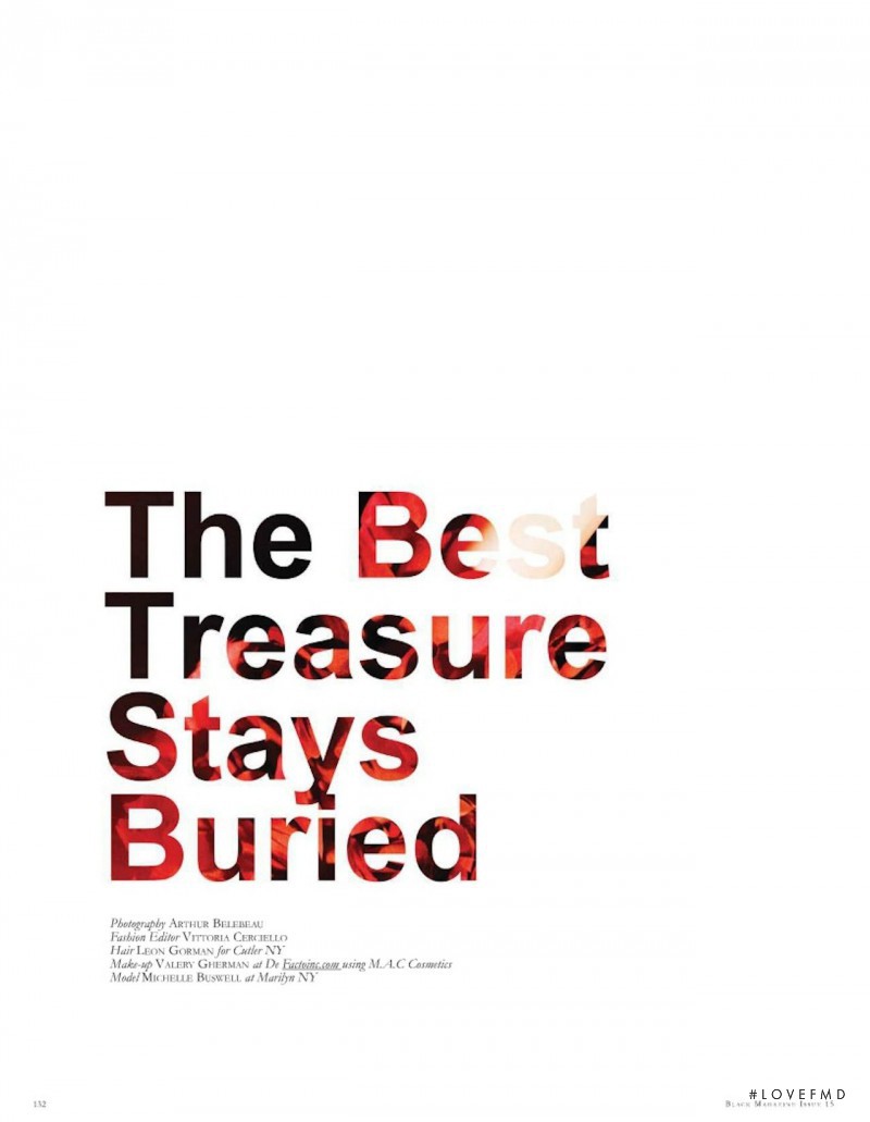 The Best Treasure Stays Buried, March 2012