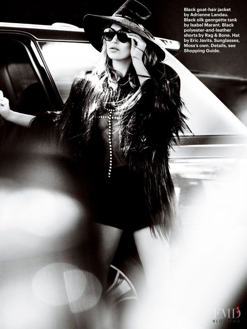 Kate Moss featured in The Face, August 2013