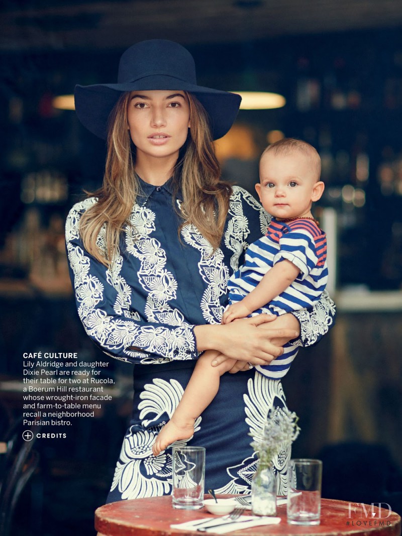 Lily Aldridge featured in Bonjour, Brooklyn, August 2013