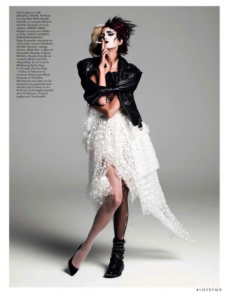 Anja Rubik featured in God Save The Queen, August 2013