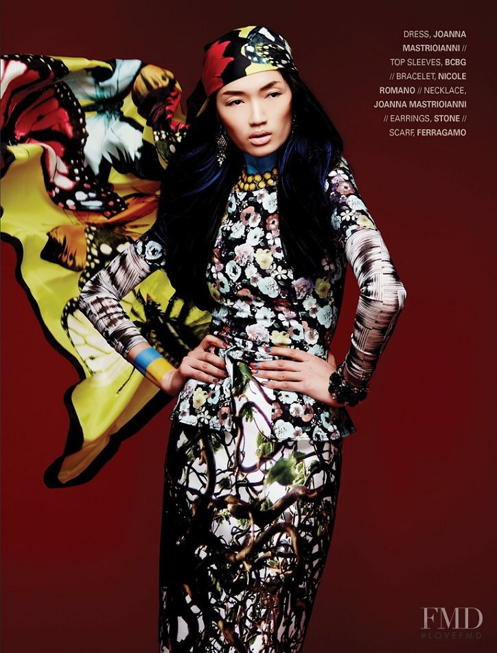Qi Wen featured in Sportress Exotic, June 2013
