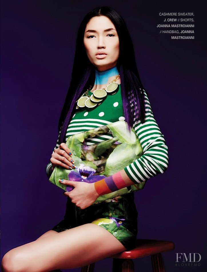 Qi Wen featured in Sportress Exotic, June 2013