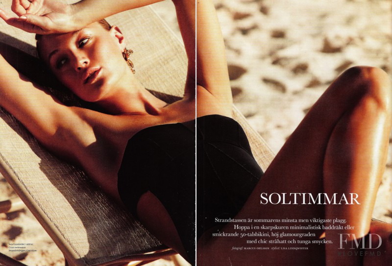 Michelle Buswell featured in Soltimmar, June 2010