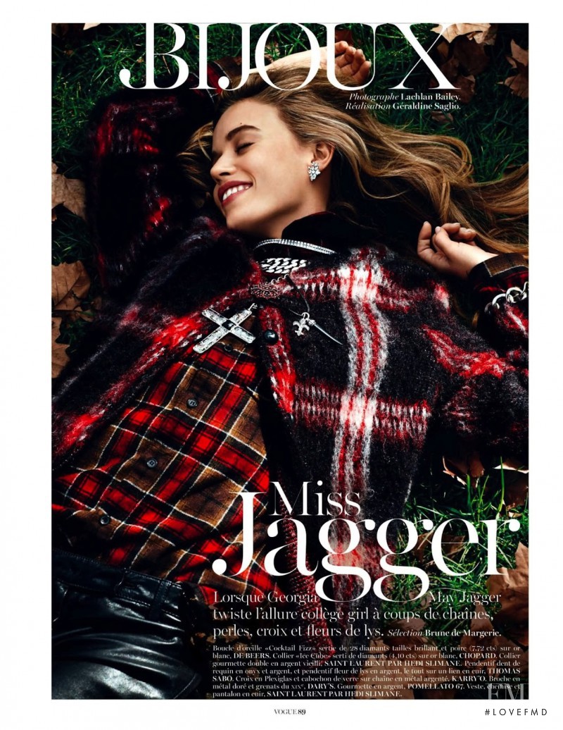 Georgia May Jagger featured in Miss Jagger, August 2013