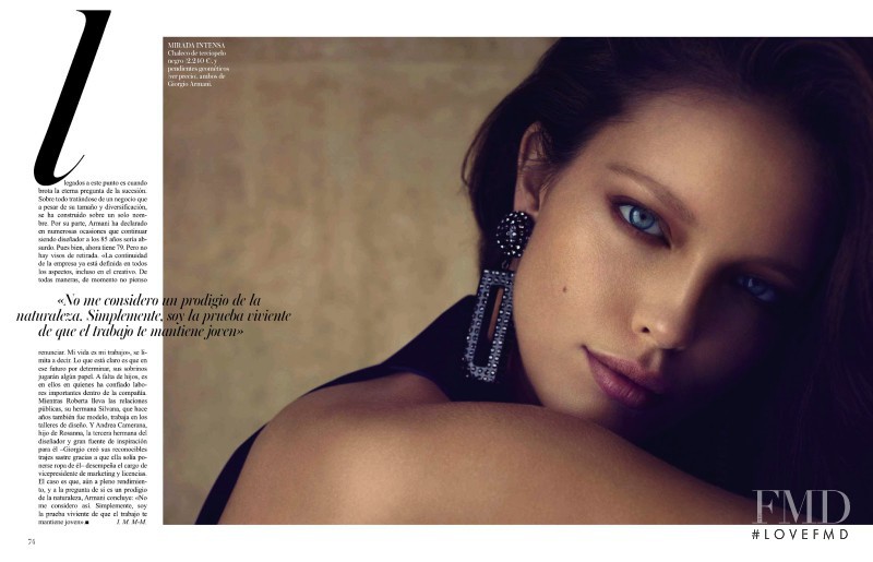 Emily DiDonato featured in Ave, Giorgio, August 2013