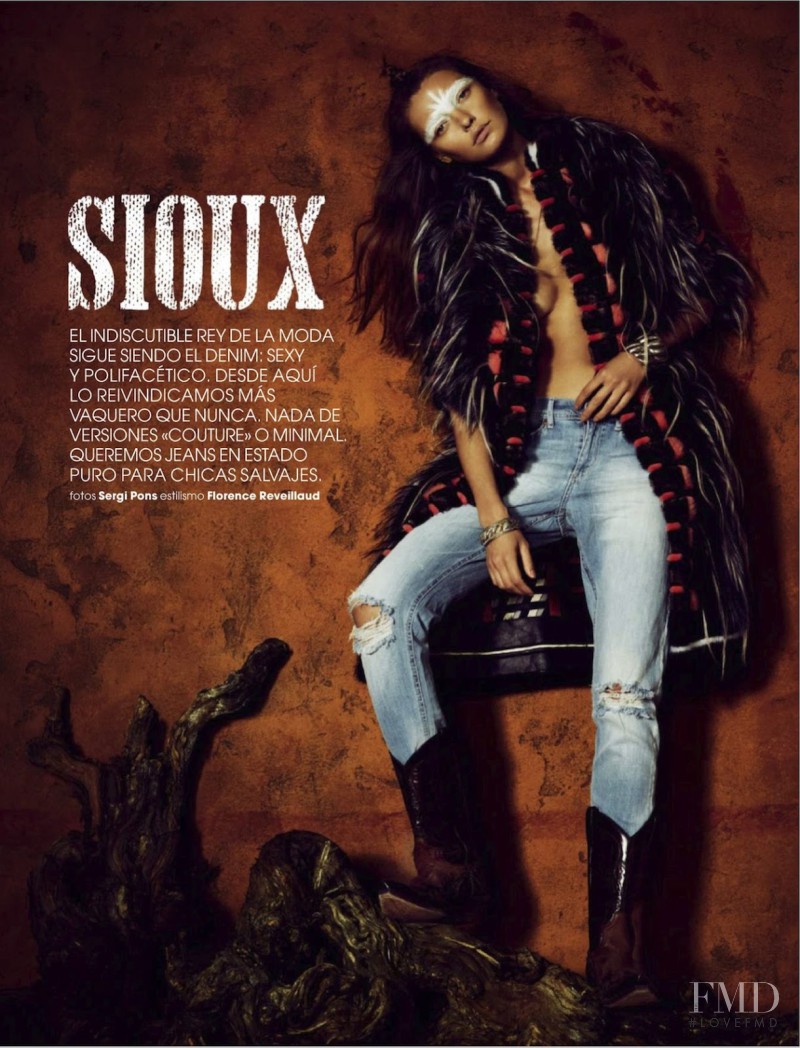 Alina Baikova featured in Sioux, August 2013