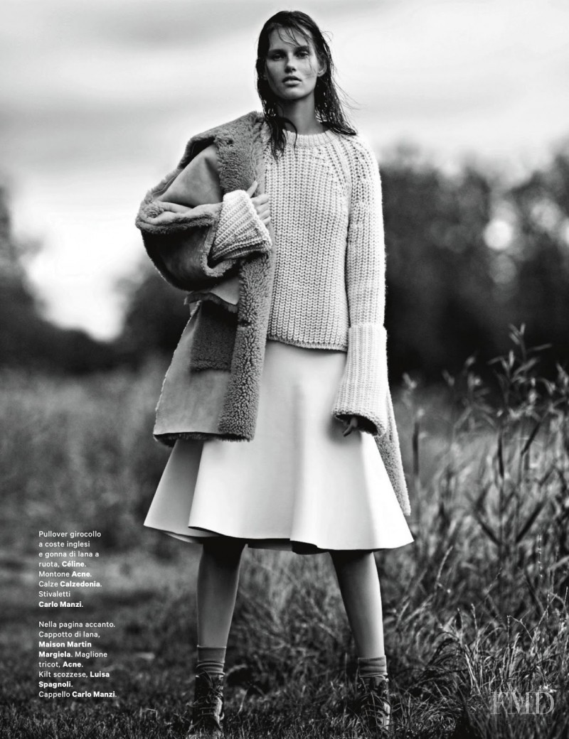 Giedre Dukauskaite featured in Countryside, August 2013