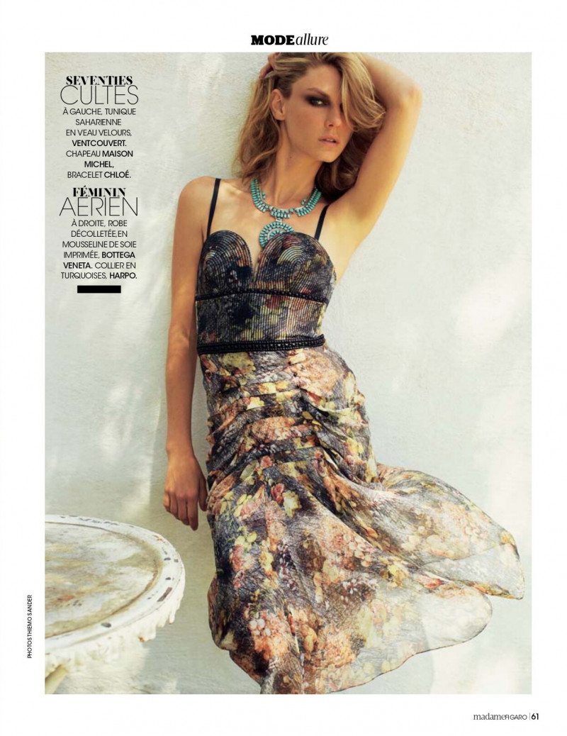 Angela Lindvall featured in La Bohème D\'Angela, July 2013