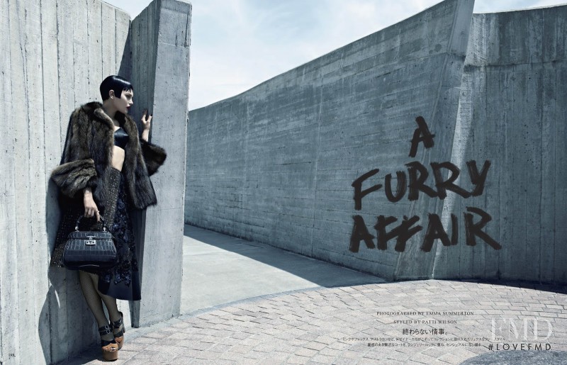 Catherine McNeil featured in A Furry Affair, September 2013