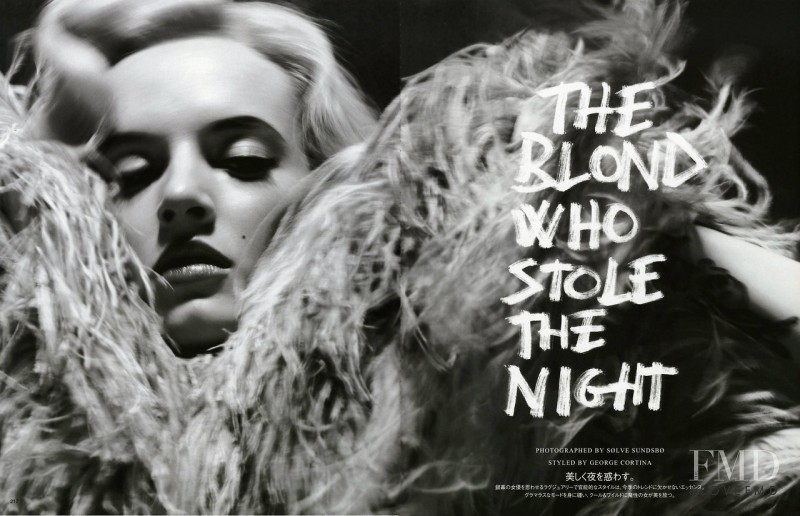 Daria Strokous featured in The Blonde Who Stole The Night, September 2013