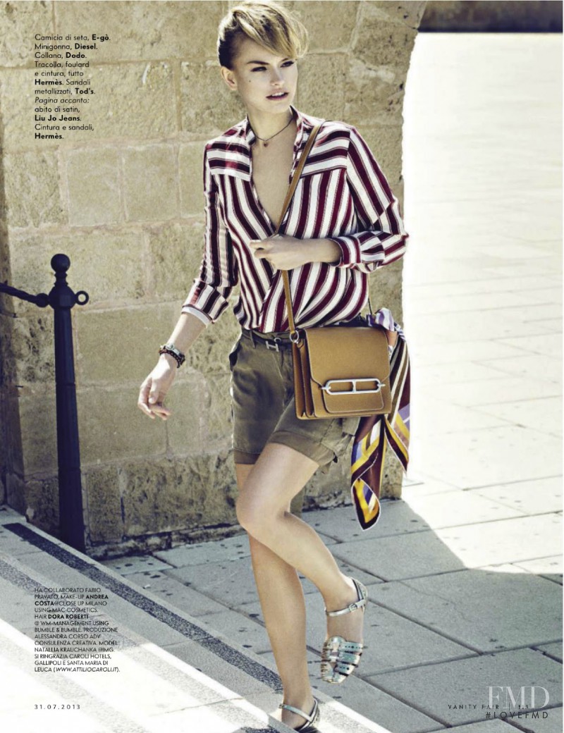 Nathallia Krauchanka featured in Io Viaggio Sola, July 2013