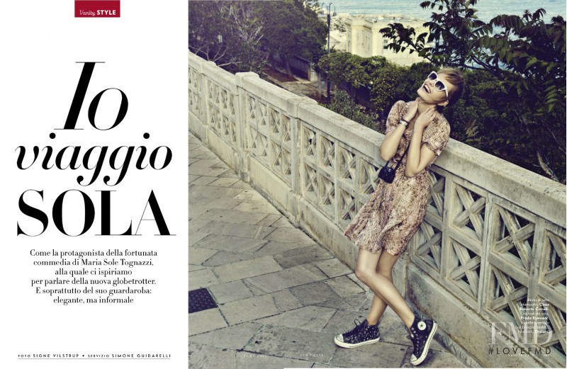 Nathallia Krauchanka featured in Io Viaggio Sola, July 2013
