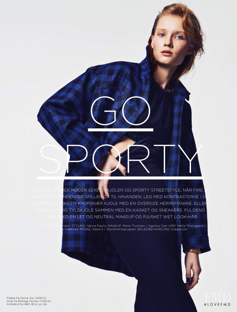 Kasia Smulska featured in Go Sporty, August 2013