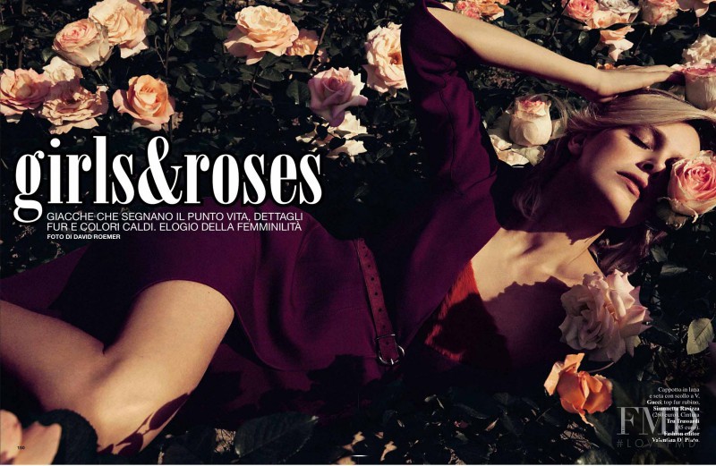 Dewi Driegen featured in Girls & Roses, August 2013