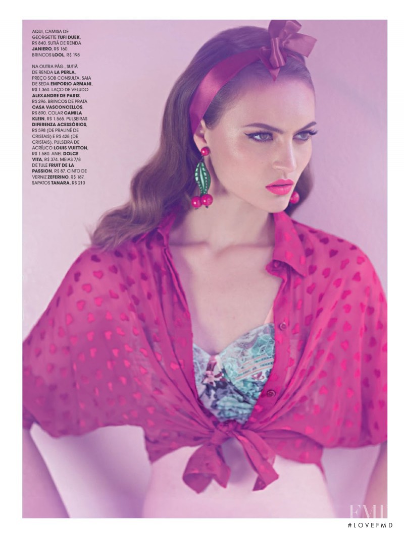 Paloma Passos featured in Lady Retro, August 2013