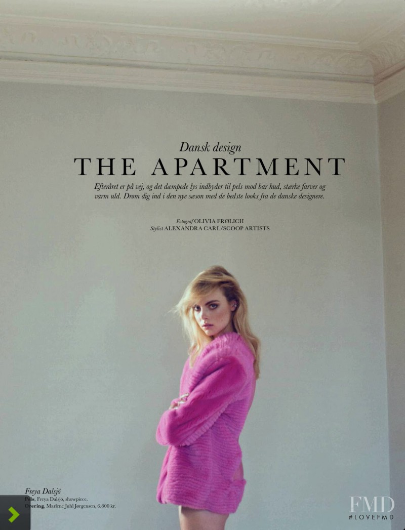 Wylie Hays featured in The Apartment, August 2013